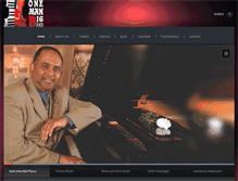 Tablet Screenshot of onemanbigband.com